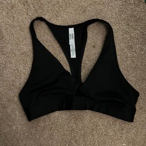 PINK black size medium sports bra